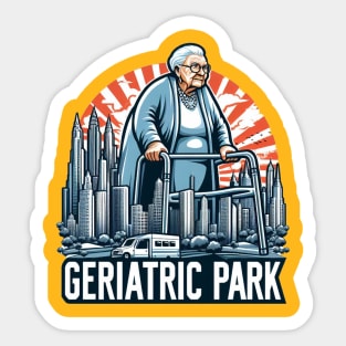 Geriatric Park Sticker